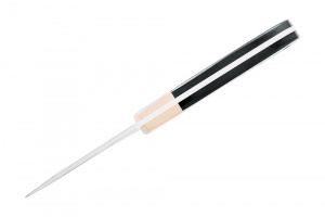 Cutit vanatoare Buck 113 Ranger Skinner 0113BRS-B, Lama 7.9 cm, lemn, teaca din piele - Img 2