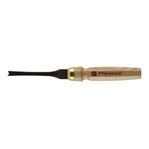 Dalta cu lama forma V 60° pentru sculptura/cioplire in lemn, cu maner fix, Flexcut - Img 6