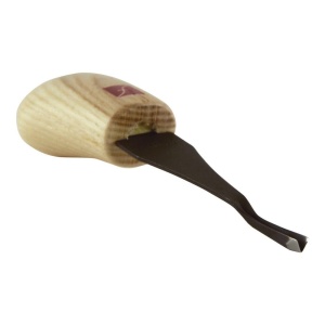 Dalta de mana cu lama forma V 45° pentru sculptura/cioplire lemn cu maner fix, Flexcut - Img 2