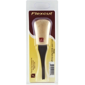Dalta de mana cu unghi de taiere nr. 11 pentru sculptura/cioplire lemn cu maner fix, Flexcut - Img 5