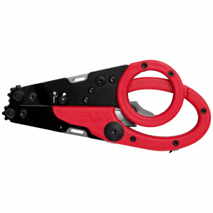 Foarfeca multifunctionala SOG ParaShears Red, 11 functii, Compound Leverage, foarfeca medicala de salvare cu husa nylon - Img 4
