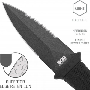 M14K-CP Cutit lama fixa MINI PENTAGON, SOG - Img 2