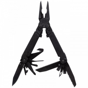 Multitool SOG PowerAccess Assist Black, 21 functii, otel 5Cr15MoV, deschidere asistata