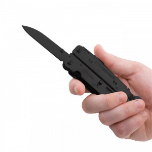 Multitool SOG PowerAssist Black Oxide cu husa din nylon, 16 functii, Compound Leverage, deschidere asistata S.A.T. - Img 8