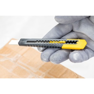 Stanley 0-10-150, Cutter cu blocare prin glisare, dispozitiv de rupere a lamei, 130mm + o lama segmentata 9mm - Img 4