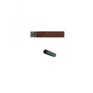 Strop din piele tabacita vegetal cu maner plat SDPMP1 (25 cm, suprafata 20 x 4,5 cm, cu pasta)