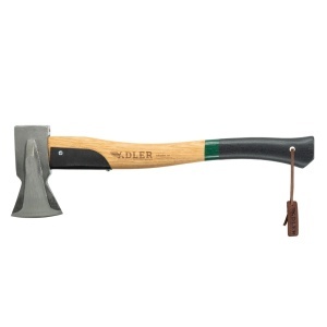 Topor despicare lemne de foc cu teaca din piele, Short Splitter Adler - Img 4