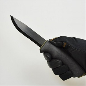 Cutit Bushcraft Survival BlackBlade (C) cu lama otel carbon C100S cu acoperire DLC , Morakniv - Img 2