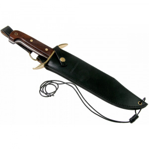 Cutit Cold Steel Wild West Bowie 1090 Carbon cu teaca din piele CS-81B - Img 7