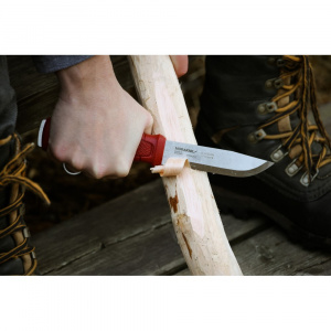 Cutit Full-Tang Morakniv Garberg Dala Red INOX, Teaca si maner Polimer Dala Red, pentru Bushcraft si Outdoor - Img 7