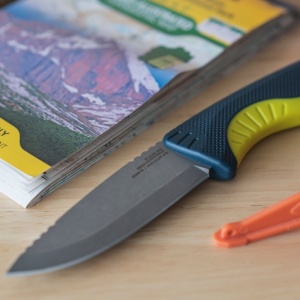 Cutit lama fixa SOG Aegis FX - Indigo & Acid - Img 8
