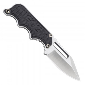 Cutit neck knife SOG Instinct Mini G10 Satin, otel 5Cr15MoV, lama Drop Point 48 mm - Img 4