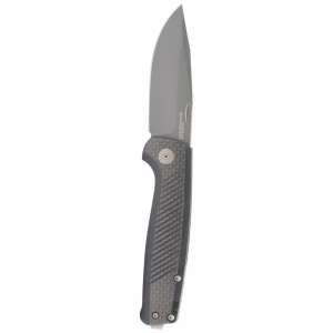 Cutit pliabil SOG Terminus SJ LTE Carbon Graphite TM1006-BX, lama Drop Point CPM S35VN TiNi Graphite, Slip Joint, Nail Nick, maner Carbon Fiber, EDC Premium - Img 2