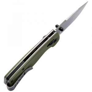 Cutit pliabil SOG Terminus XR G10 Olive Drab, lama D2, XR Lock, maner G10 verde olive, Flipper EDC - Img 4
