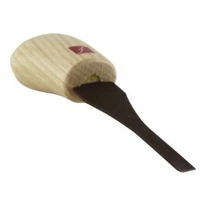 Dalta de mana cu unghi de taiere nr. 1 pentru sculptura/cioplire lemn cu maner fix, Flexcut - Img 3
