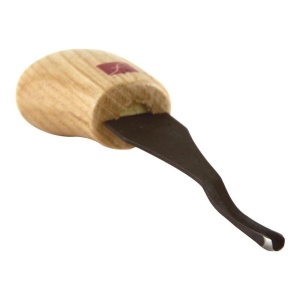 Dalta de mana cu unghi de taiere nr. 11 pentru sculptura/cioplire lemn cu maner fix, Flexcut - Img 2