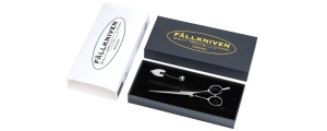 Fallkniven PS65 foarfeca profesionala de coafura 15,5 cm Trimmer cu lama din otel Elmax - Img 2
