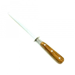 OLIV-Fusil20 Masat, olive, lungime 20cm, maner din lemn de maslin, Sabatier Authentique