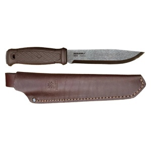 Pachet promotional Cutit Full-Tang Morakniv Garberg GRAND Inox cu teaca de piele si Amnar Swedish FireSteel BIO army 2in1, Light My Fire - Img 2