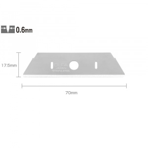 SKB-2S-R Lama cutite siguranta, inox, Olfa - Img 2