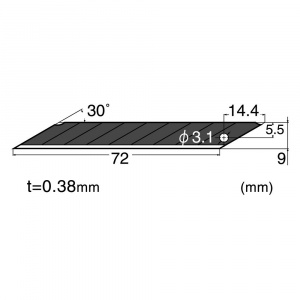 BD-2000 Set 100 lame cutter negre segmentate de tip A, varf 30°- 9mm, NT Cutter - Img 3