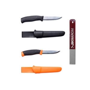 CBS114 Set 2 cutite Morakniv bushcraft si diamant de ascutire