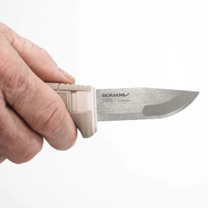 Cutit de supravietuire , camping, outdoor, vanatoare Morakniv AMBERG Compact INOX- Sandy Shores - Img 9