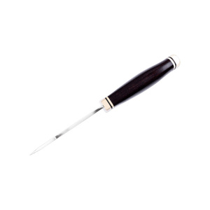Cutit de vanatoare Buck 691 Zipper 0691BKG-B, lama 10.5 cm cu guthook, otel 420HC, maner cauciuc, teaca inclusa - Img 2
