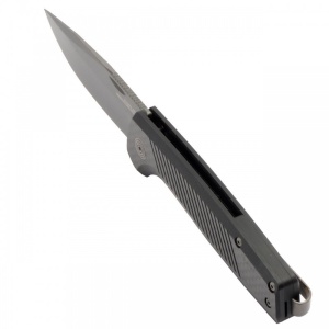 Cutit pliabil SOG Terminus SJ LTE Carbon Graphite TM1006-BX, lama Drop Point CPM S35VN TiNi Graphite, Slip Joint, Nail Nick, maner Carbon Fiber, EDC Premium - Img 3