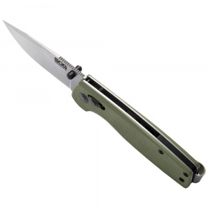 Cutit pliabil SOG Terminus XR G10 Olive Drab, lama D2, XR Lock, maner G10 verde olive, Flipper EDC - Img 5