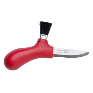 Cutit rosu pentru ciuperci, lama otel suedez Morakniv
