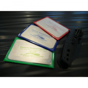 D3EFC Set 3 pietre de ascutit diamantată tip card Dia-Sharp, DMT - Img 5