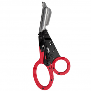 Foarfeca multifunctionala SOG ParaShears Red, 11 functii, Compound Leverage, foarfeca medicala de salvare cu husa nylon - Img 5