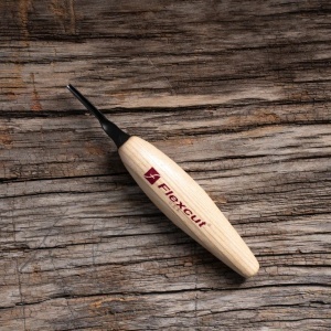 Micro dalta in forma de U pentru sculptura in lemn, Flexcut - Img 7