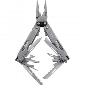 Multitool SOG PowerAccess, 18 functii, otel 5Cr15MoV, Compound Leverage, finisaj Stonewash