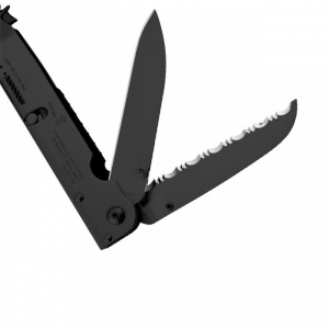 Multitool SOG PowerAssist Black Oxide cu husa din nylon, 16 functii, Compound Leverage, deschidere asistata S.A.T. - Img 4