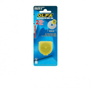 Set 2 lame rotative 28 mm OLFA RB28-2