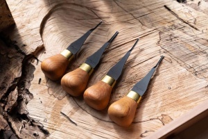 Set Micro Premium 4 dalti pentru sculptura in lemn FRP804, Flexcut - Img 4