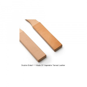Strop din piele cu doua fete (aspra/fina) pentru pielarie Wuta (250 x 40 mm) - Img 4