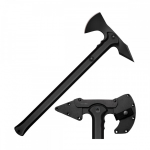 Tomahawk Cold Steel Trench Hawk 1055 Carbon Steel (Black / OD Green / Flat Dark Earth) - Img 4