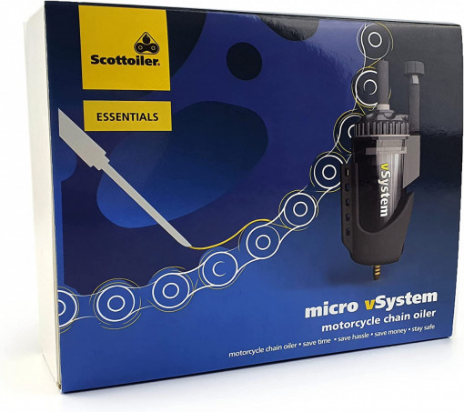 Sistem automat ungere lant motocicleta Scottoiler Essentials micro vSystem | Ungator