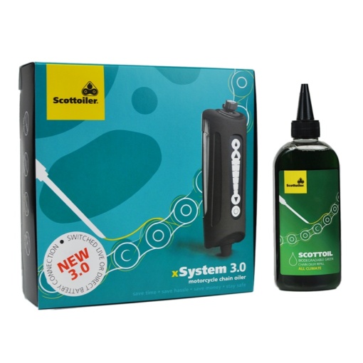 Sistem electronic ungere lant motocicleta Scottoiler Esystem 3.0 - ulei biodegradabil pentru orice clima