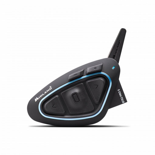 Sistem comunicare Bluetooth Midland BTX2 PRO S Single pentru motocicliști