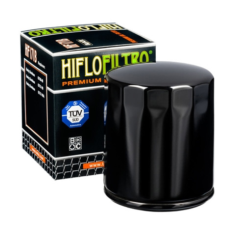 Filtru ulei HIFLO pentru motociclete HF171B (Negru) - Harley Davidson