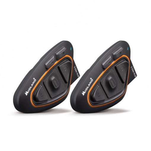 Sistem de comunicare Midland BTX1 PRO S Twin Bluetooth pentru motocicliști