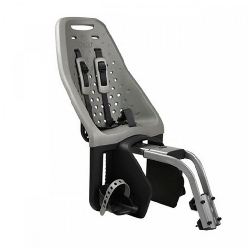 Scaun pentru copii - Thule Yepp Maxi Frame-mounted Silver, cu montare pe bicicleta in spate