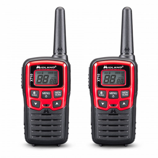 Stație radio PMR portabilă Midland XT10 set 2 bucăți