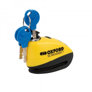 Alarma moto Oxford Screamer 7 - Negru / Galben - Img 2