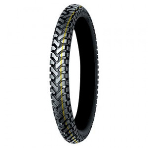 Anvelopa moto Mitas pentru touring offroad, 90/90-21 54T E-07+ TL + dungă galbenă față Dakar