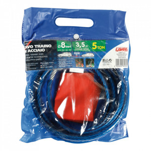 Cablu tractare metalic Ø 8mm - 3,5m - 5000kg - Img 2